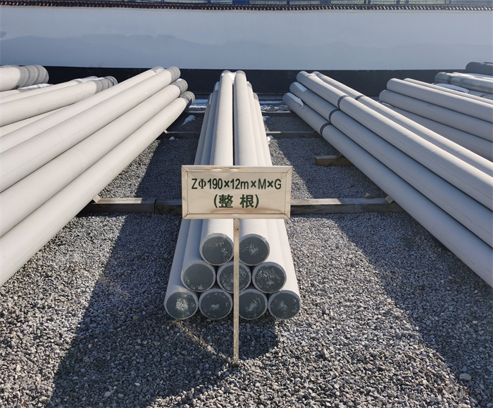 三门峡190×12米钢筋混凝土水泥电线杆